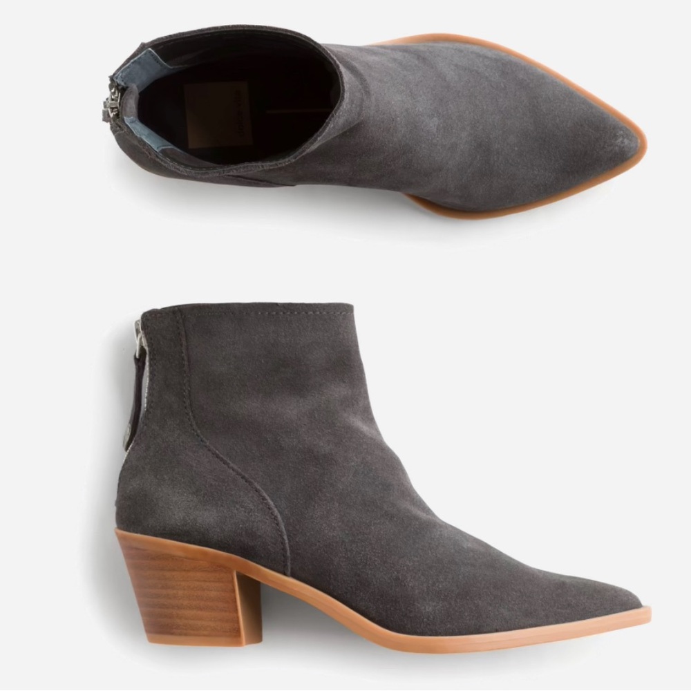 Dolce Vita Sidnie Suede Heeled Ankle Bootie
